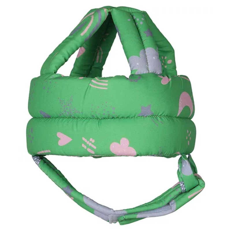 Steelbird Baby Safety Helmet Premium – Green Head Protector