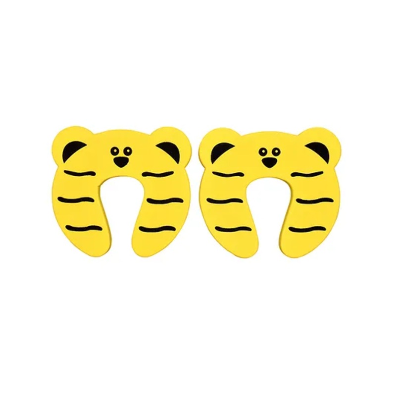 The Little Lookers Door Stopper Tiger Design Yellow – Pack of 2