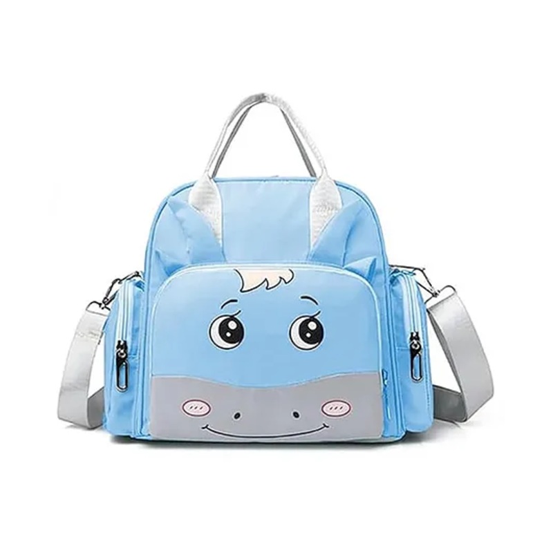 Winnies Diaper Backpack Cum Tote Bag Maternity Bag-Blue