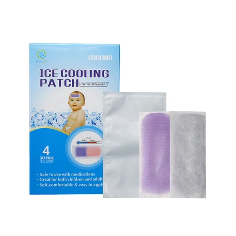 Zikku Baby and Kids Cooling Gel Patch For Fever Colour Changing Patch – 4 Patch
