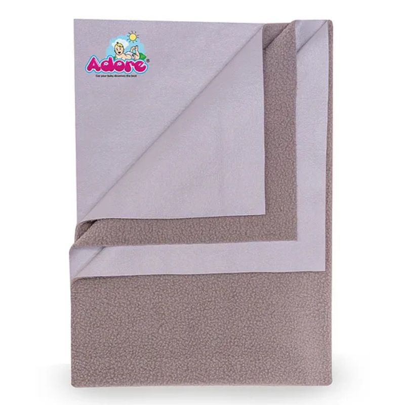 Adore Advanced Insta Dry Water Absorbent Baby Bed Protector Sheet Large – Grey