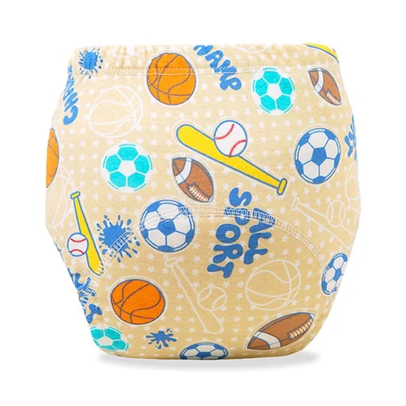 Bembika Babies Cotton Potty Training Pants Baseball  Printed Medium – Multicolor