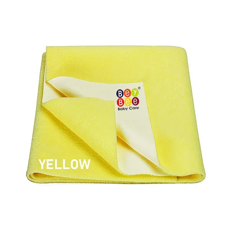BeyBee Quickly Dry Waterproof Bed Protector Sheet Medium – Yellow
