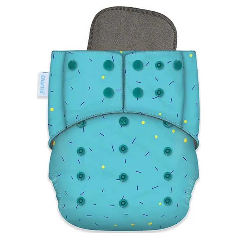 Cherilo Leakproof Washable Baby Diaper – ( 1 Starlink Pattern Diaper with 1 Insert)