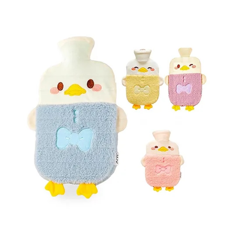 FunBlast Duck Design Hot Water Bag with Soft Cover 1000 ml – Blue