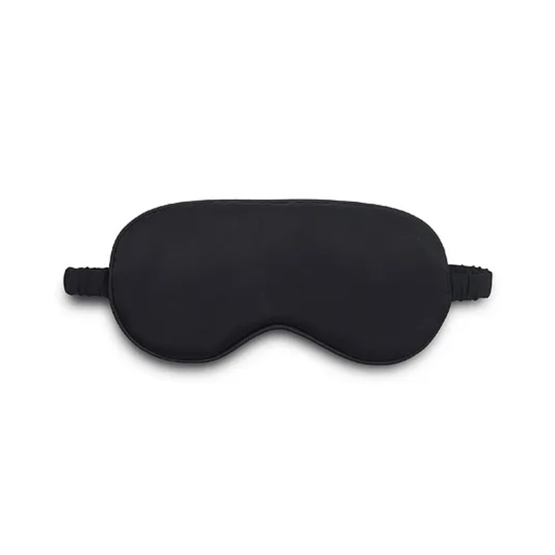 Jenna Silk Plain Sleeping Eye Mask –  Black