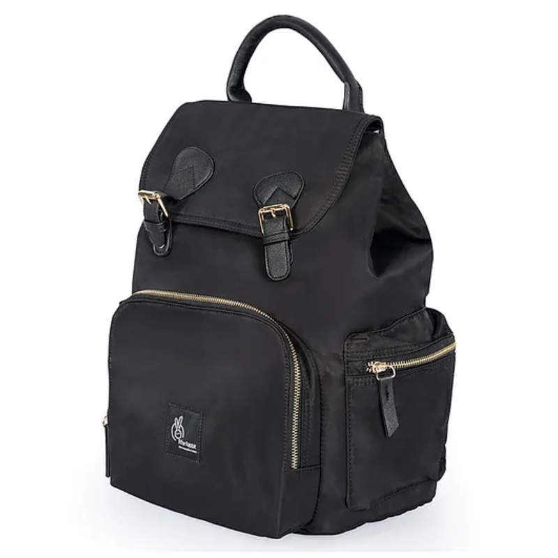 R for Rabbit Caramello Bliss Diaper Bag for Mother, Multipurpose Stylish Diaper Bag, Waterproof Maternity Backpacks, Nursing Backpack – Black (Logo Colour May Vary)