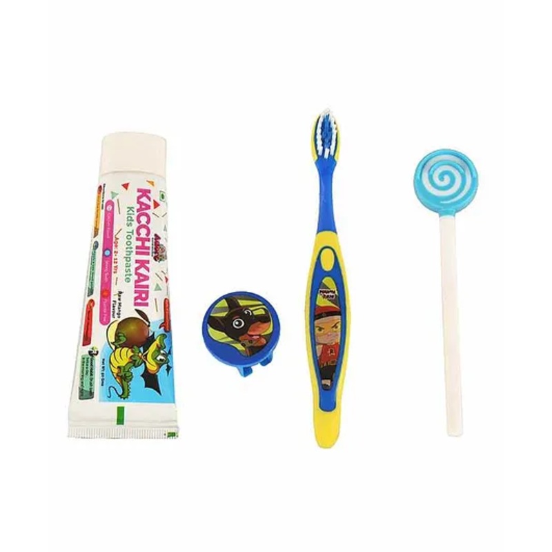 Adore 3 in 1 Kids Oral Care Kit ( Color May Vary)