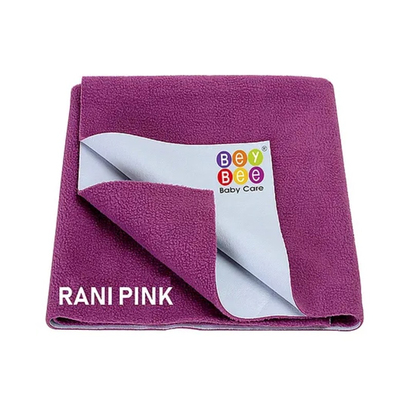 Bey Bee Quick Dry Baby Bed Protector Waterproof Sheet Large – Rani Pink