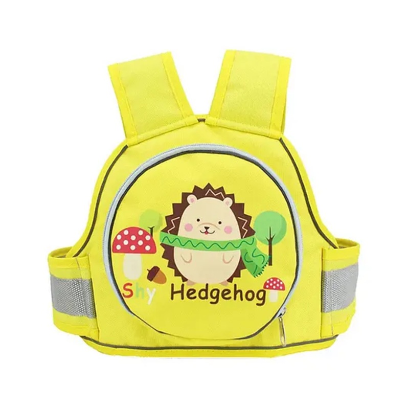 Chinmay Kids Safety Belt for Two Wheeler with Reflective Strips Portable Adjustable Safety Harness – Yellow