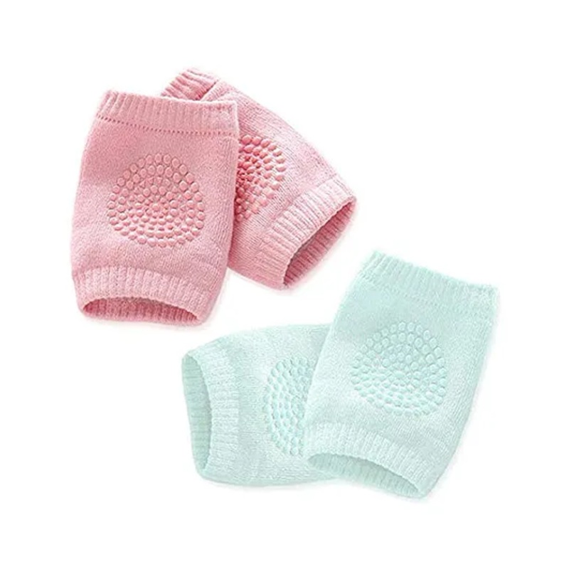 DOMENICO Anti Slip Padded Baby Knee Pads Set of 3 Pairs