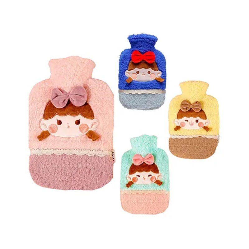 FunBlast Hot Water Bag with Soft Cover 1000 ml – Pink