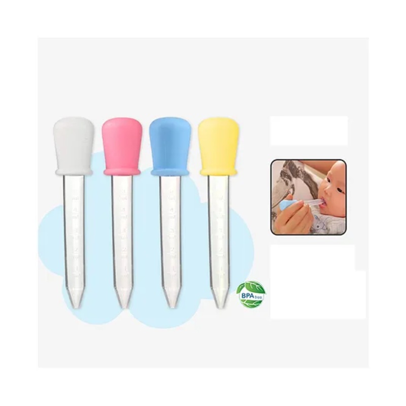 INPOUT Pack of 4 Medicine Dispensers for Infant to Toddlers(Color may Vary)