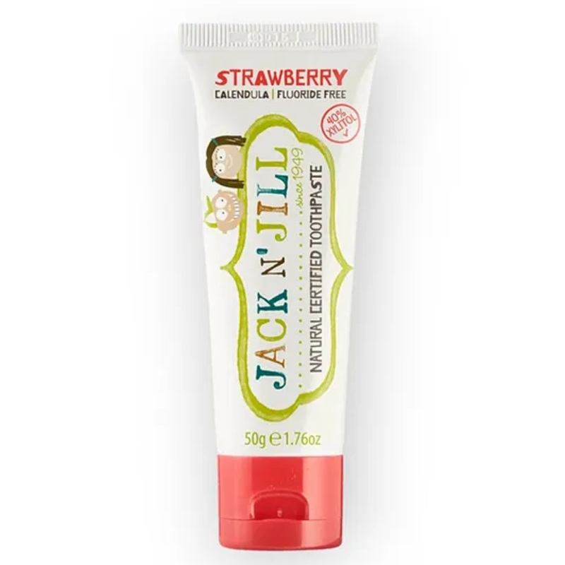 Jack n Jill Natural Toothpaste, Strawberry, 50g