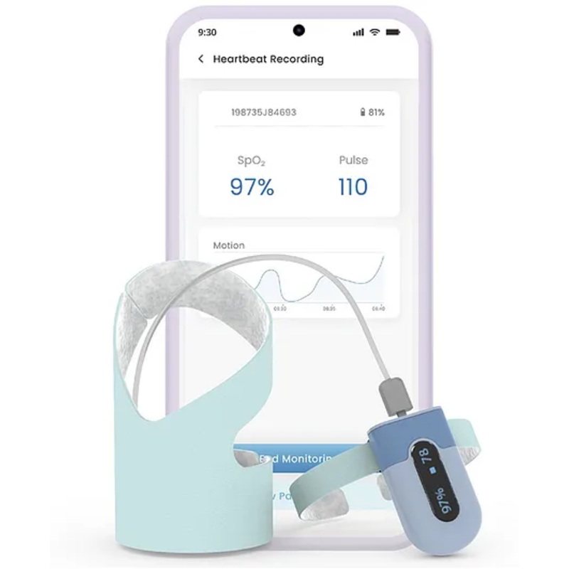 Janitri Navam SPo2 Baby Monitor – Light Blue