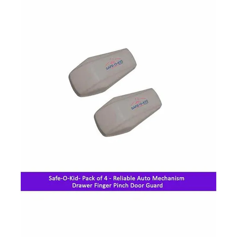 Safe-O-Kid Door Guard Pack of 4 – Grey