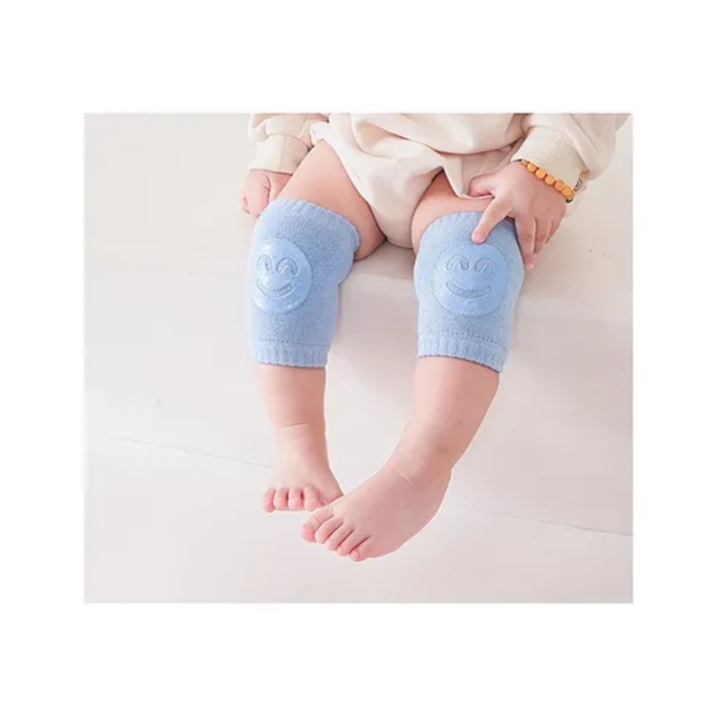 SYGA Smiley Cotton 1 Pair Knee Pad – Light Blue