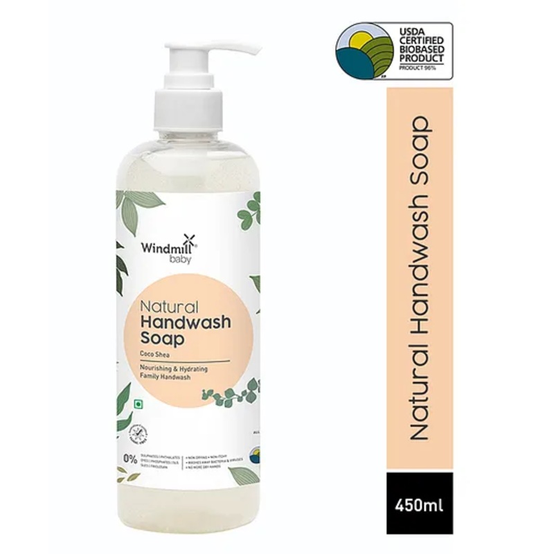 Windmill Baby Natural Coco Shea Handwash Liquid Soap – 450 ml