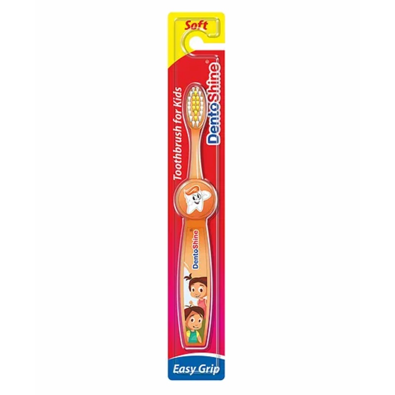 DentoShine Easy Grip Toothbrush – Orange