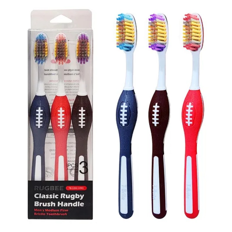 FunBlast Manual Tooth Brush Set for Men & Women  Pack of 3 Multicolor
