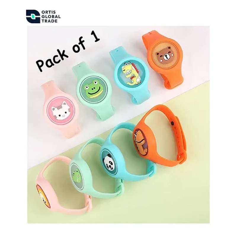 Mosquito Repellent Bands Pack of 1 (Color & Design May Vary)
