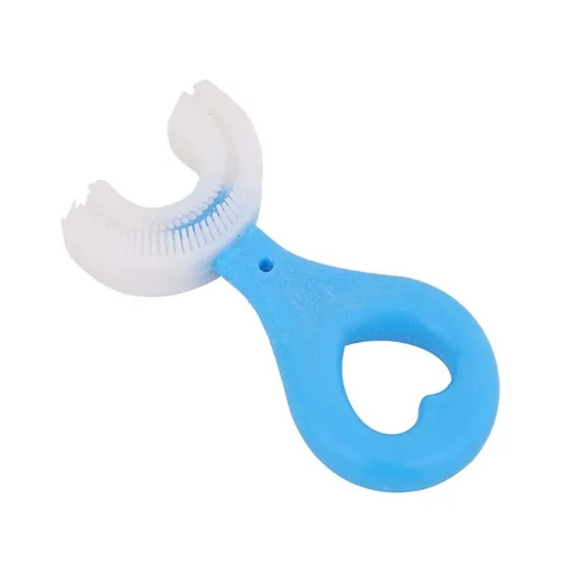 Tony Stark Soft Silicone U Shaped Toothbrush – Blue