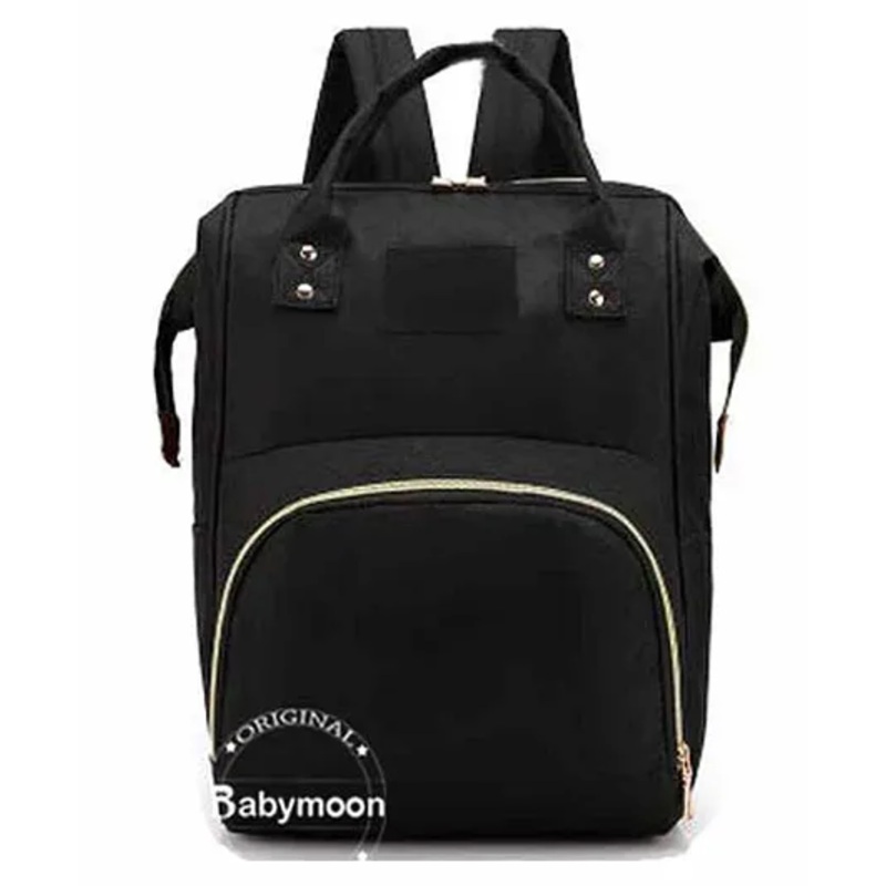 Babymoon Multifunctional Travel Diaper Backpack – Black