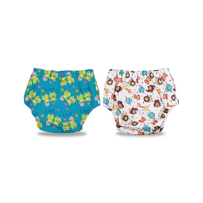 Chinmay Kids Baby Swim Diaper Waterproof Reusable Leakproof Adjustable Infant Pool Pant Boys And Girls Swim Diaper- Green White