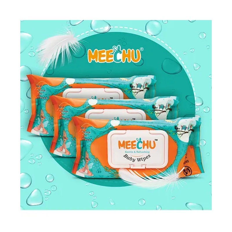 Meechu Baby Wipes – 72 Pieces Each