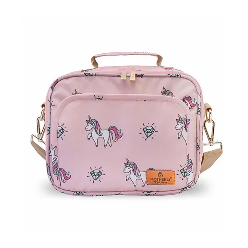 Motherly Mini Magic Diaper Bag For Mothers, Maternity Small Size Diaper Handbag for Mom  (Unicorn Diamond Pink)