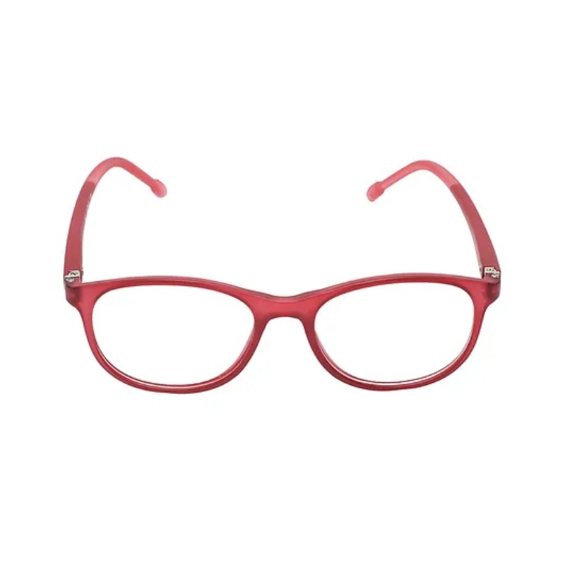 Spiky Blue Block Zero Power TR90 Anti Glare Glasses – Pink