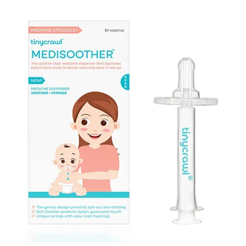 Tinycrawl Medisoother Soother Style Medicine Dispenser
