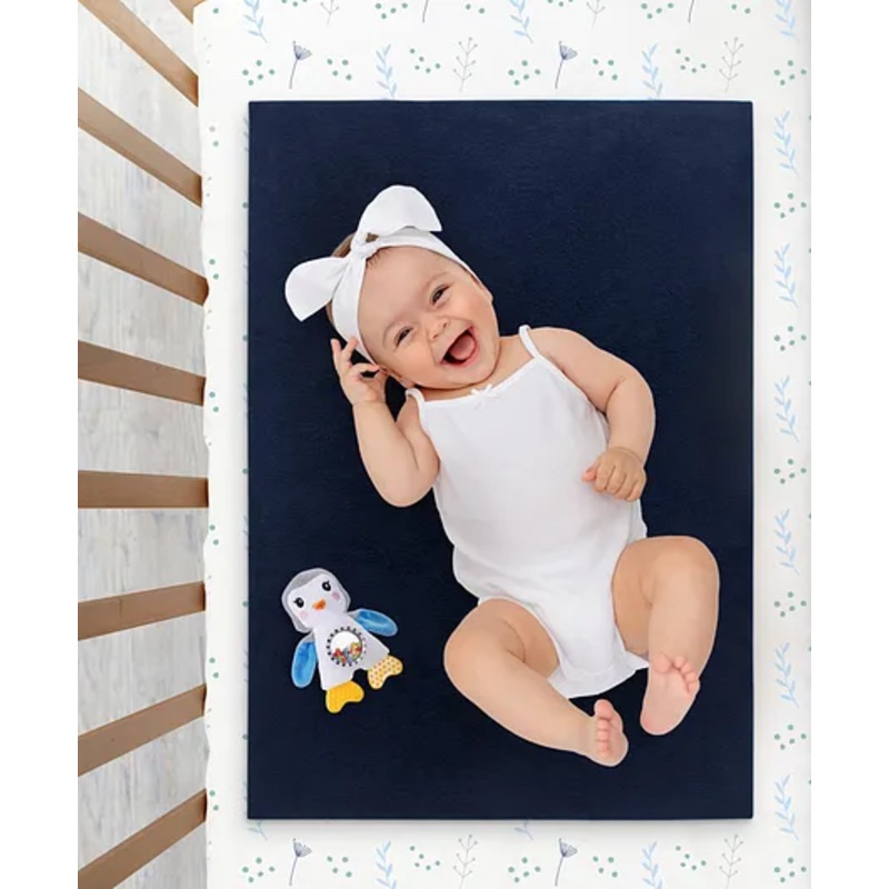 Zoe Multipurpose Waterproof Diaper Changing Mat Pack Of 2 – Grey & Navy