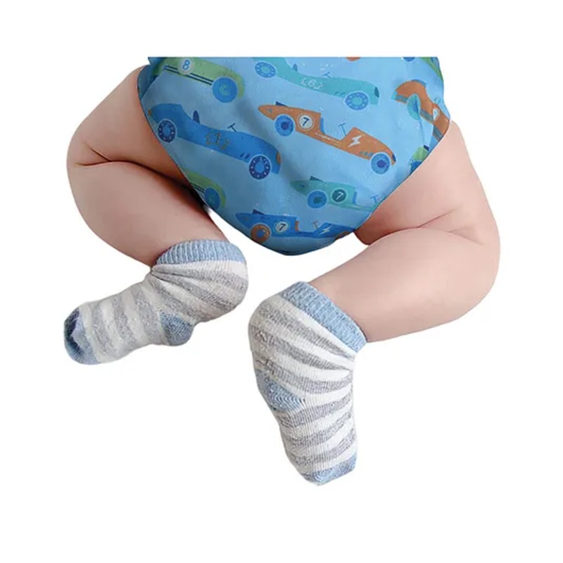 POLKA TOTS Reusable & Washable Cloth Diaper for 2 Months – 3 Years Freesize Adjustable Snap Buttons with 5 Layers Bamboo Charcoal Insert – Car