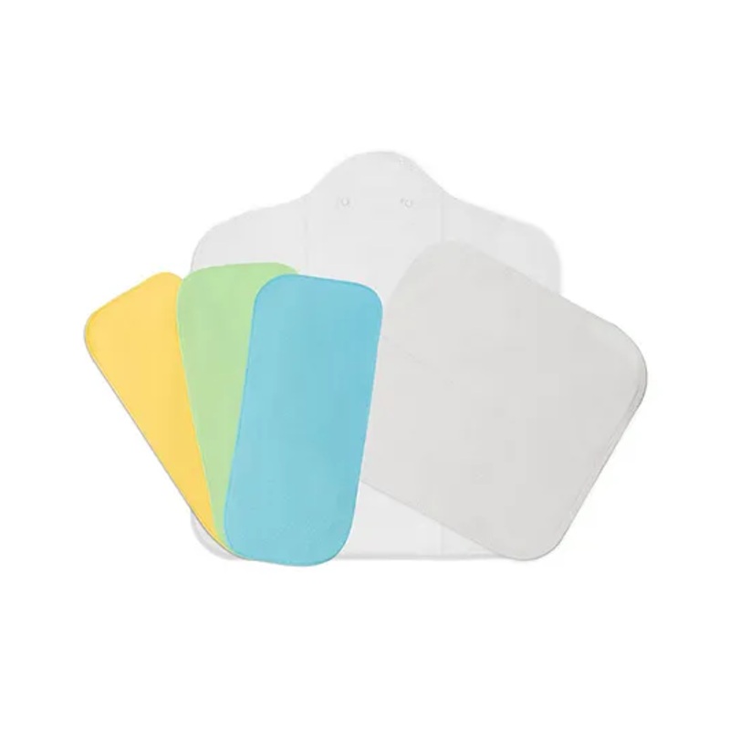 SuperBottoms 5 pc value pack for babies – 1 DryFeel pad + 1 Booster Pad + 3 Reusable diaper liners (easy clean top sheets) combo