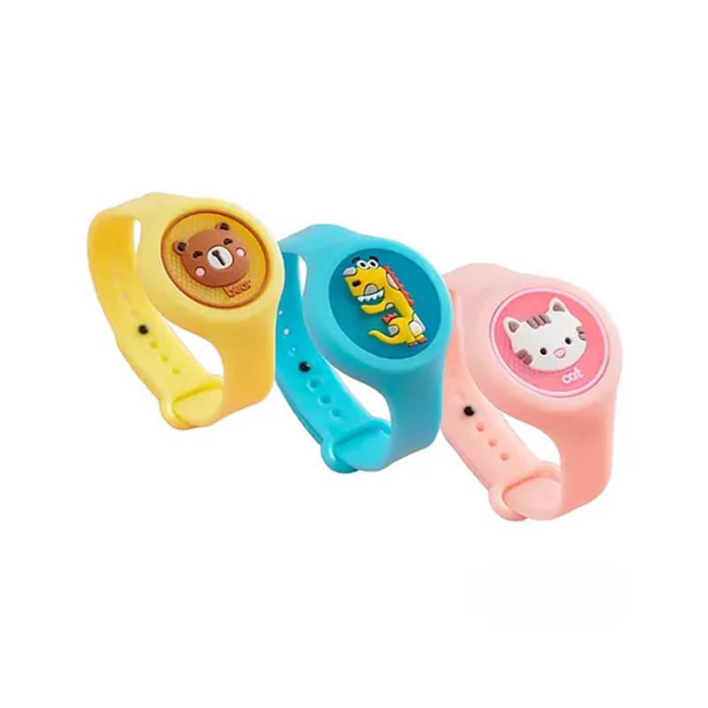 The Little Lookers Reusable Mosquito Repellent Band Pack of 3 – (Color & Print May Vary)