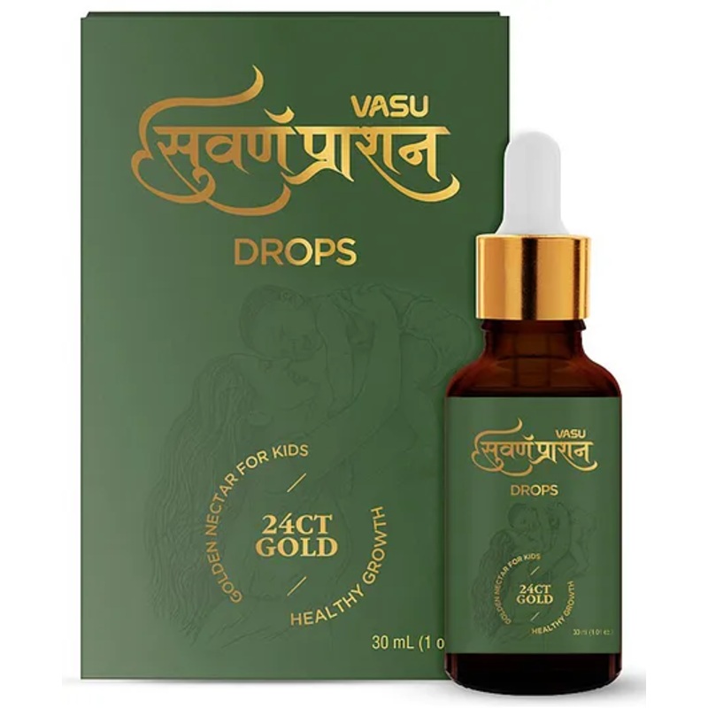 VASU Swarnaprashan for Kids – Formulated with 24CT Gold | Healthy Growth |Helps to Improves Strength & Immunity Booster