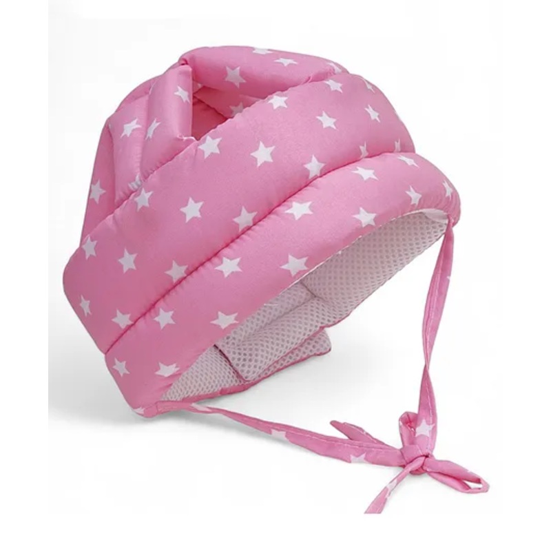 VOIDROP Baby Safety AirMax Helmet Toddler Head Protection Head Cushion Breathable Helmet – Star Print (Pink)