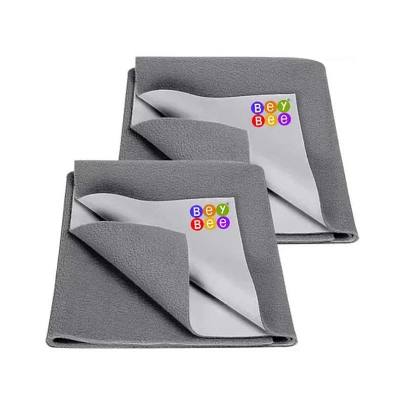 BeyBee Cotton Baby Bed Protecting Mat Small – Grey