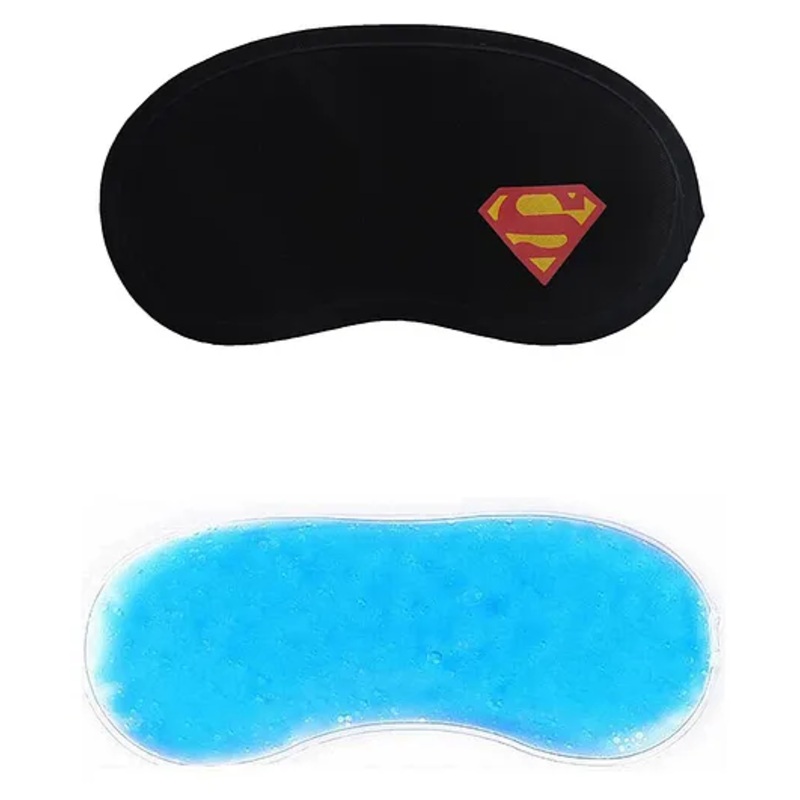 Jenna Y Superman Printed Sleeping Eye Mask With Cooling Gel