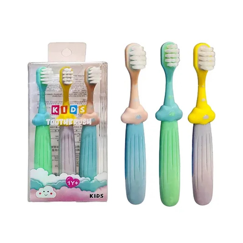 Luvlittle Ultra soft Nano Bristles ToothBrush For boy and girl (Pack of 3)- Colour May Vary