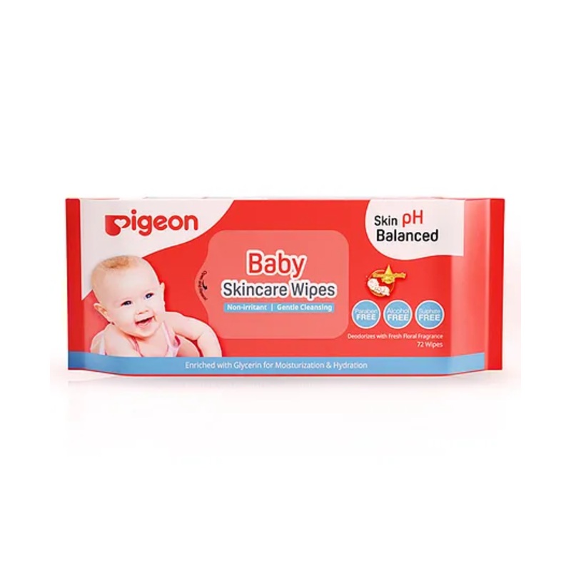 Pigeon Baby Skincare Wipes – 72 Pieces