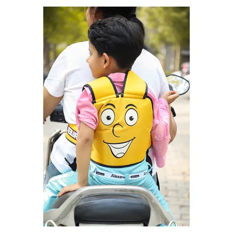 Steelbird Baby Safety Belt for two wheelers- CF- Yellow