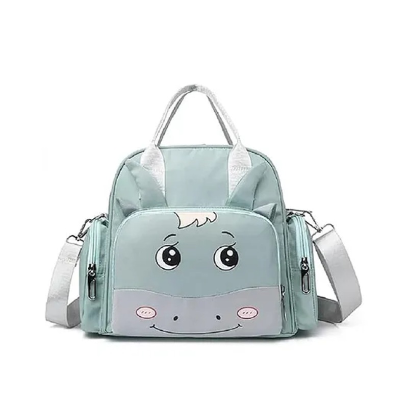 Winnies Diaper Backpack Cum Tote Bag Maternity Bag-Green