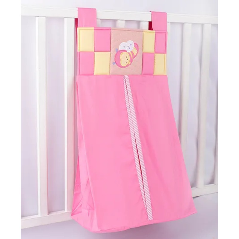 Blooming Buds Honeybee Printed Diaper Stacker – Pink