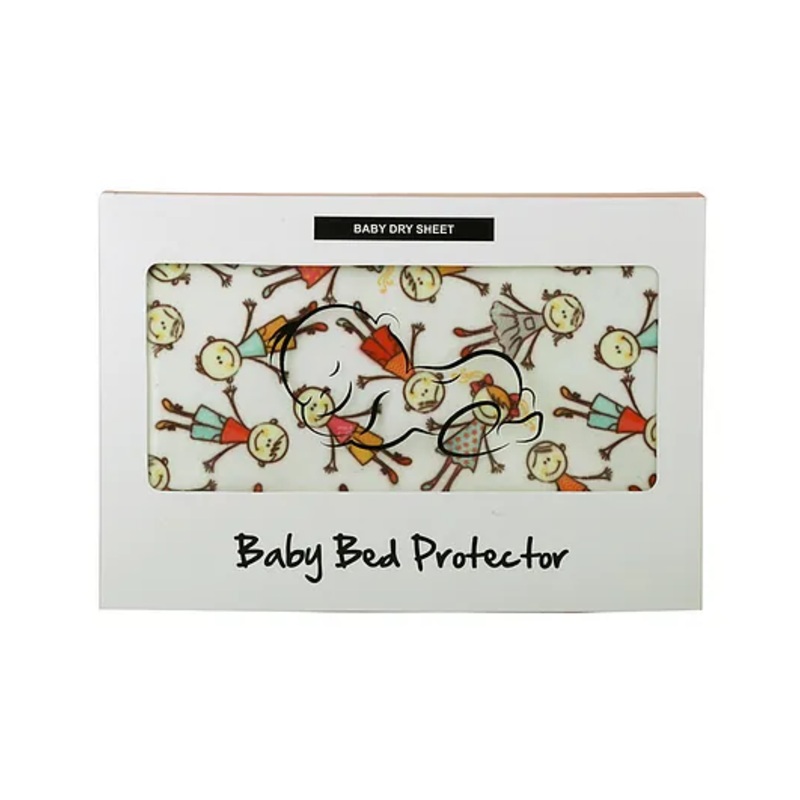 Zikku Cute Printed Dry Sheets Small Size Kids Print – White