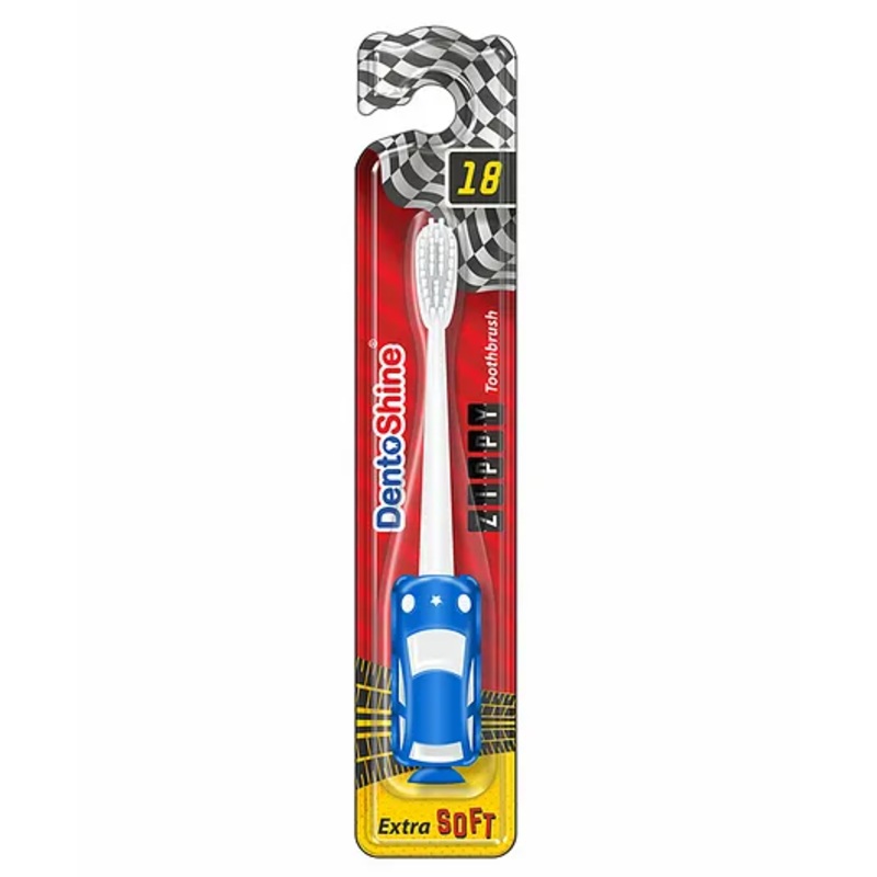 DentoShine Zippy Extra Soft Toothbrush – Blue