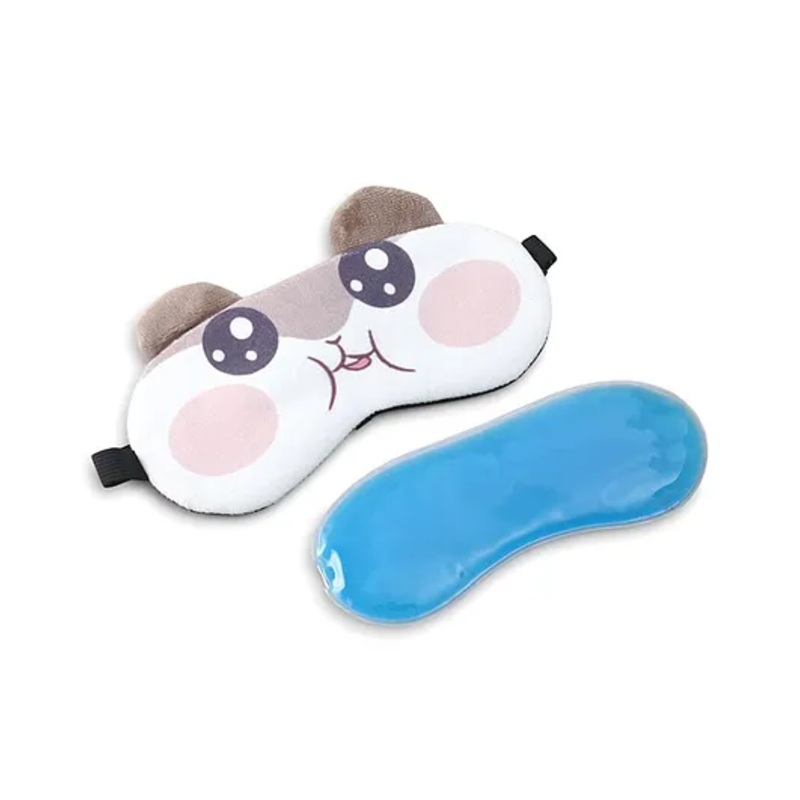 Hamster Eye Mask with Adjustable Strap – Beige