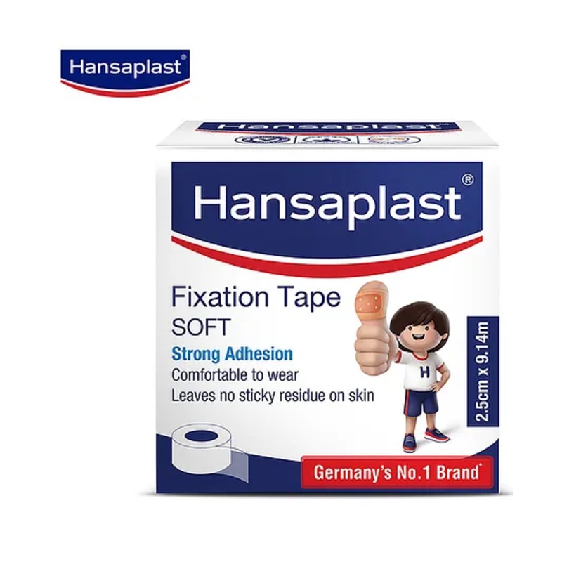 Hansaplast Soft Fixation Tape for Wound Dressing – White