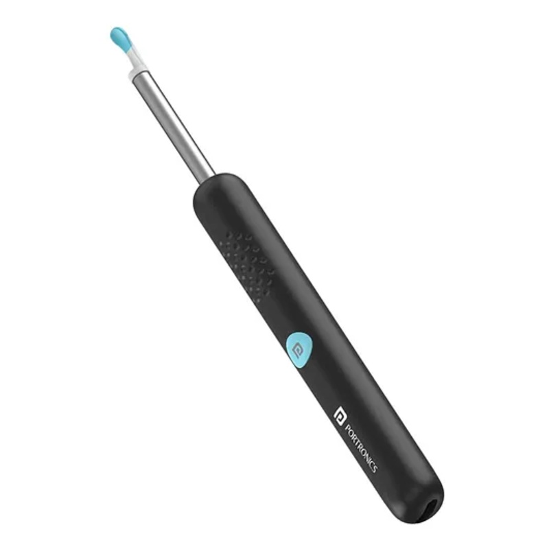 Portronics 1564 Cleansify Ear Cleaner Stick, – Black